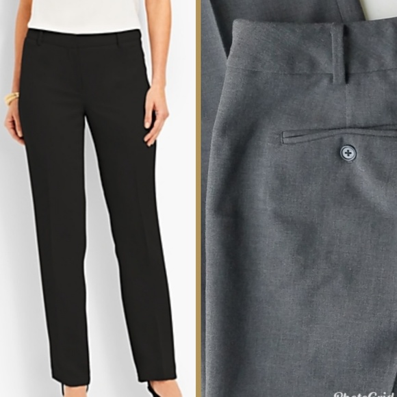 Talbots Pants - Talbots Curvy Gray Dress Pants